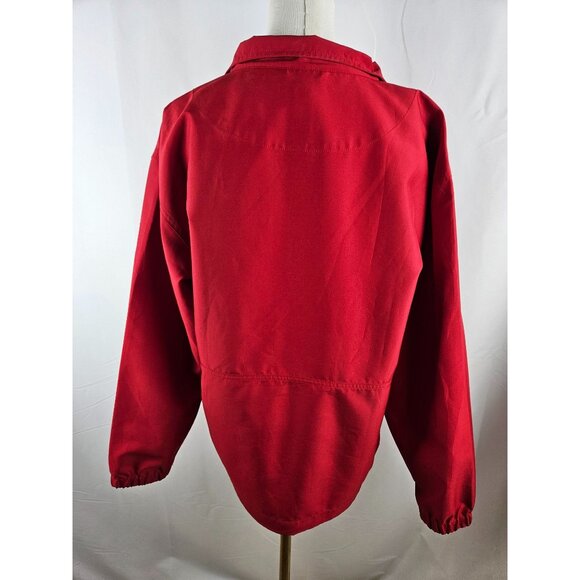 Vintage Ohio State Jacket Women M Cutter & Buck 2002 Nat'l Champion Half Zip Red - Picture 6 of 10